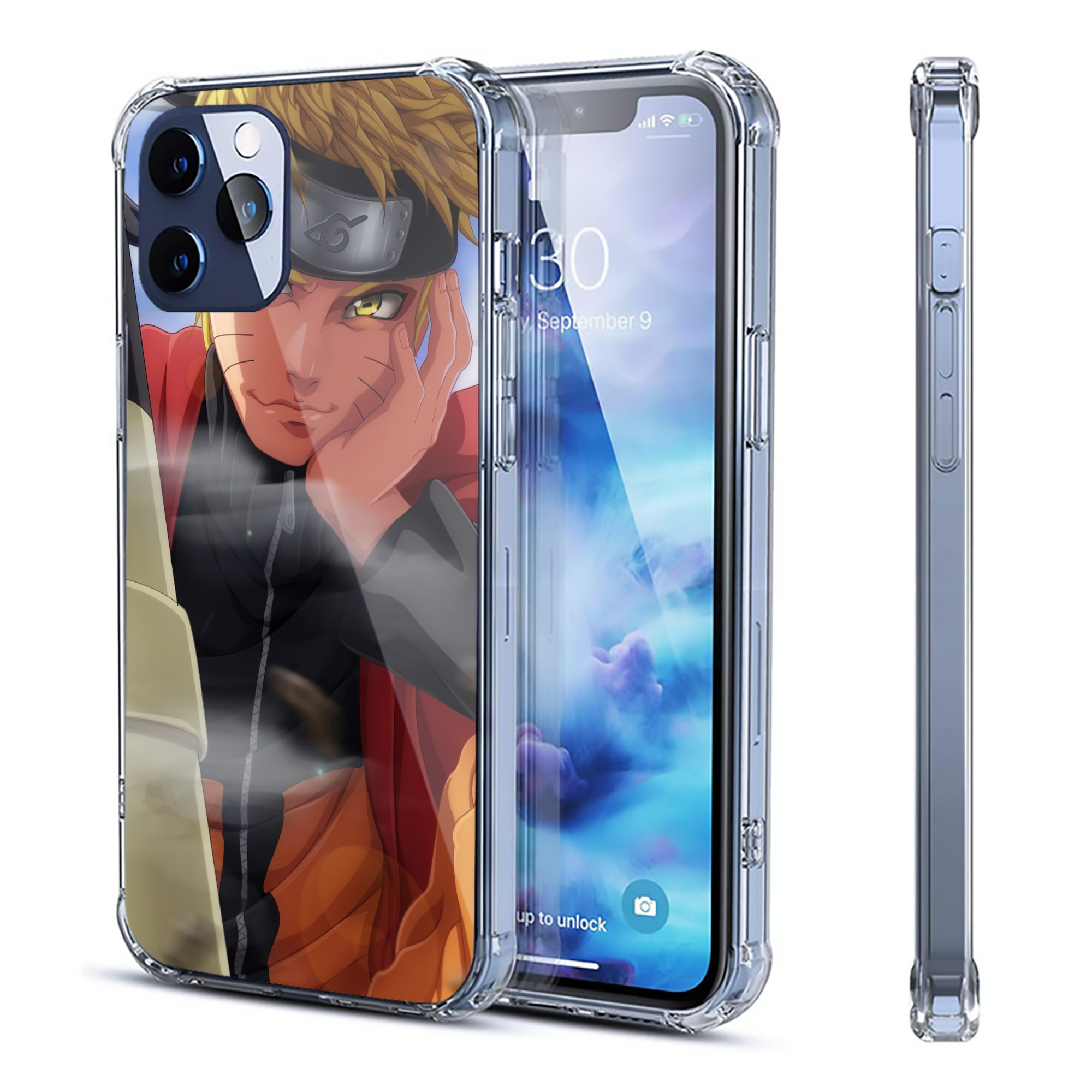 （画像用） NARUTO -ナルト- NARUTO -ナルト- 疾風伝 【iPhone 12シリーズ対応】透明スマホケース（クリアソフトケース）